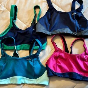 Four NWOT Brooks Fiona sports bras